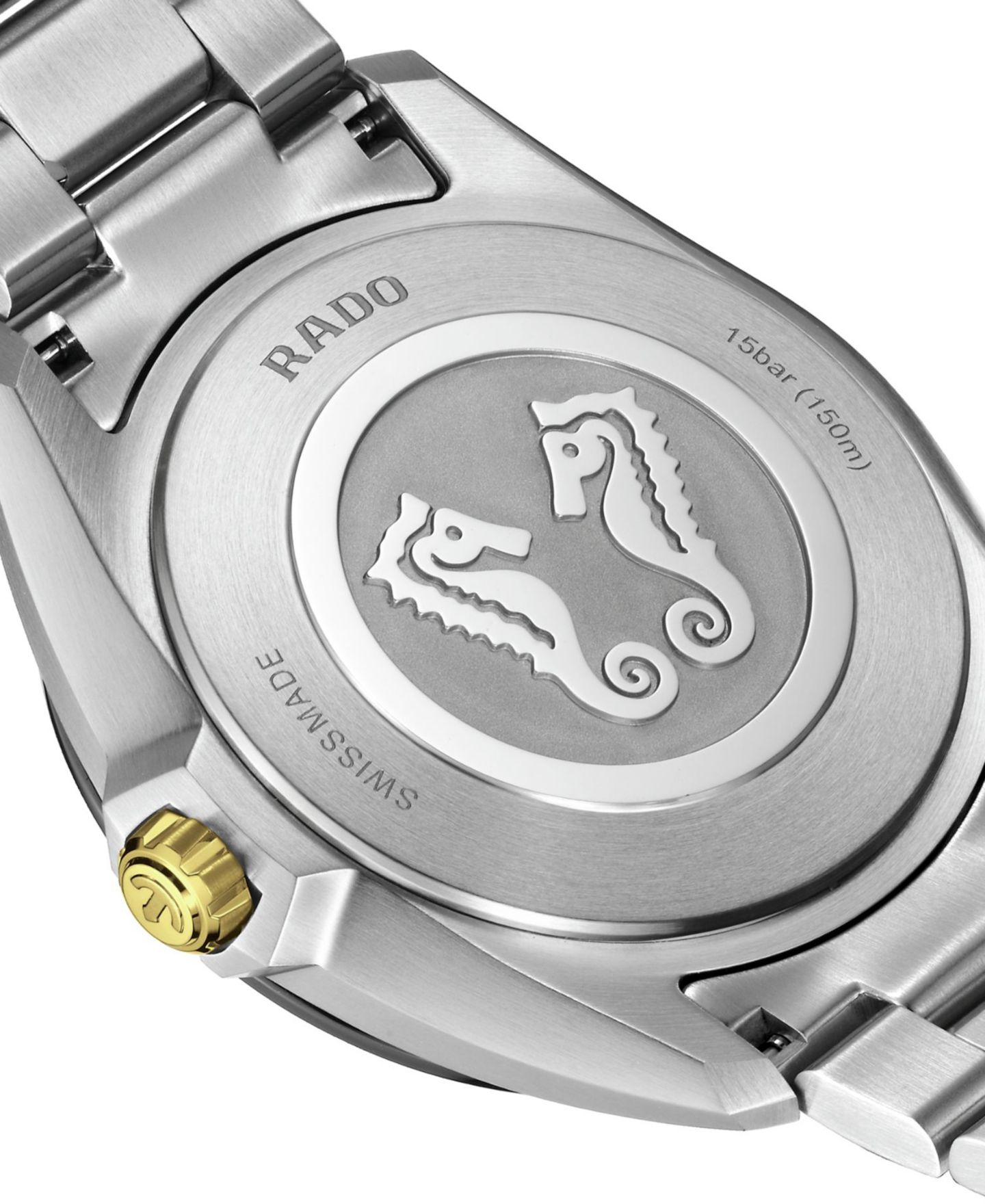 Мужские часы Rado Swiss HyperChrome Two-Tone Stainless Steel Bracelet Watch 42mm — фото 3
