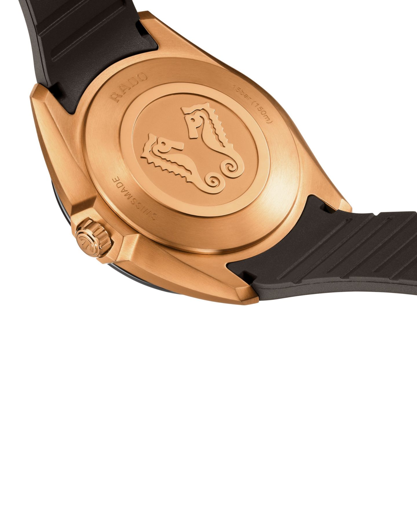 Мужские часы Rado Swiss HyperChrome Brown Rubber Strap Watch 42mm — фото 3