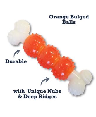 Bone-a-Treat Dog Chew Toy Bone – Promote Dental Health & Engaging Playtime