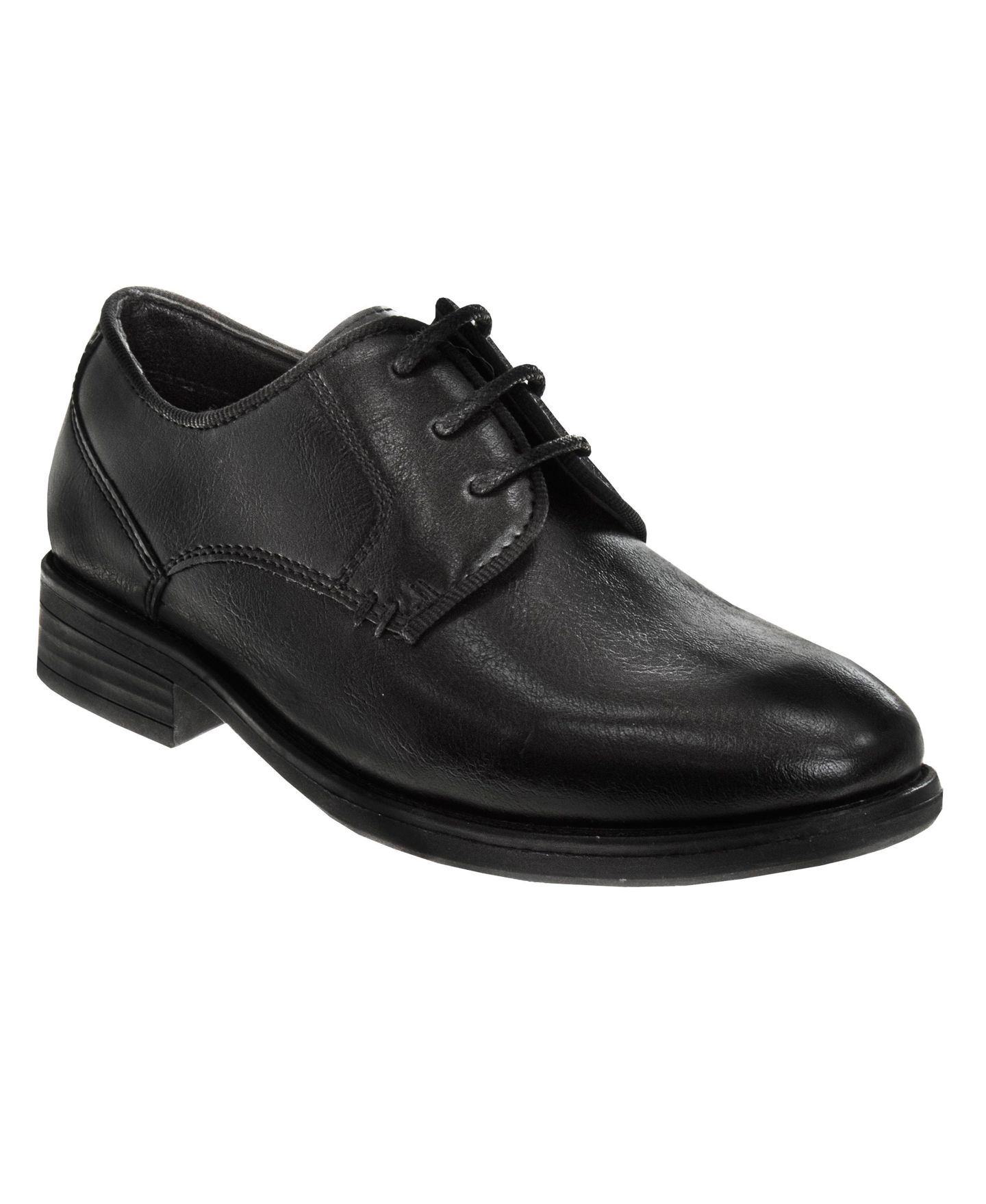 Туфли Perry Ellis Classic Style Comfort Fit Formal для мальчиков, цвет: Чёрный — фото 1