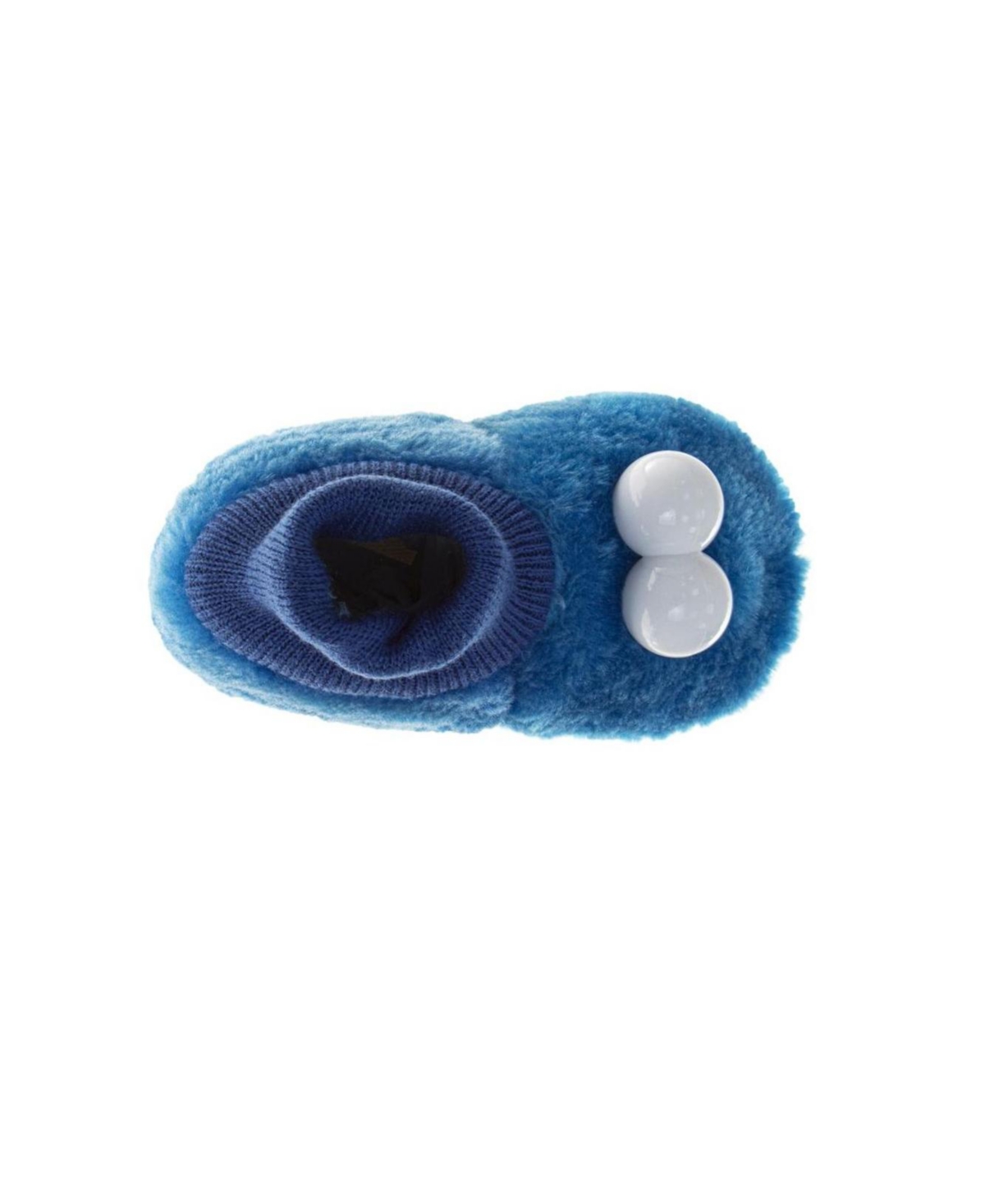 Sesame Street Toddler Girls And Toddler Boys Curious Elmo Dual Sizes Slippers In Blue