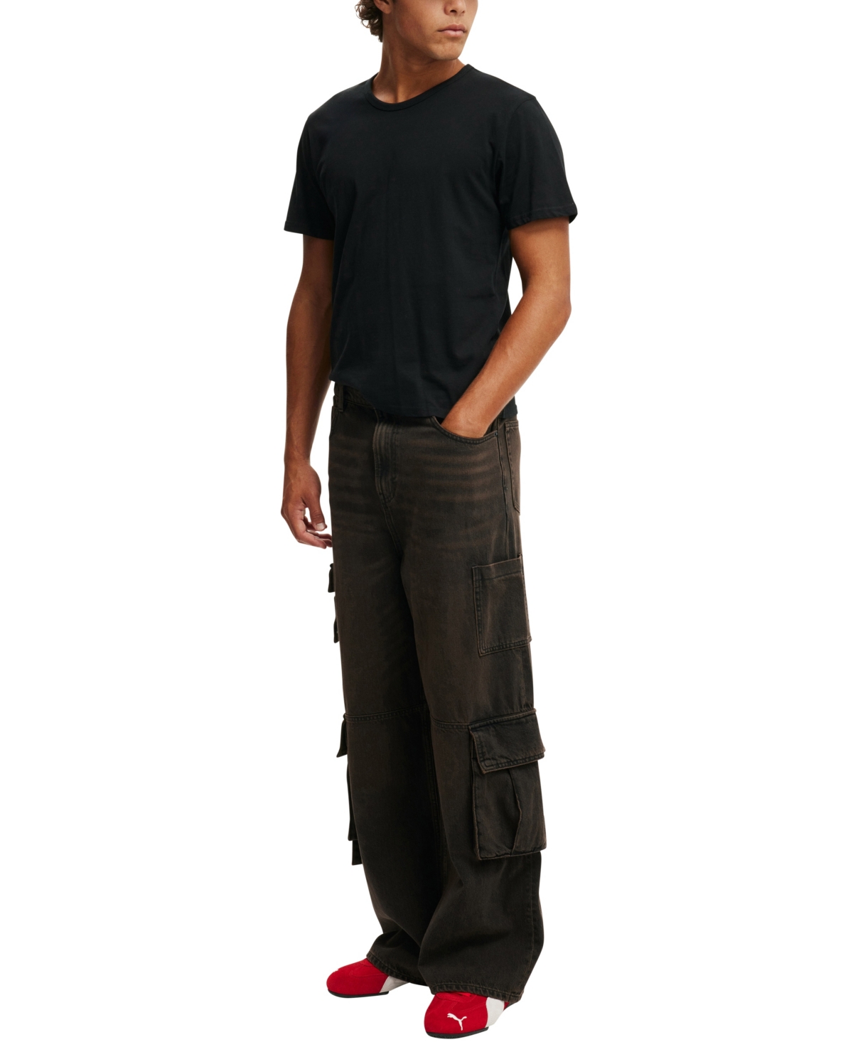 COTTON ON MEN'S SUPER BAGGY JEANS 