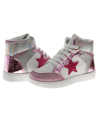 Little and Big Girls High Top Sneakers
