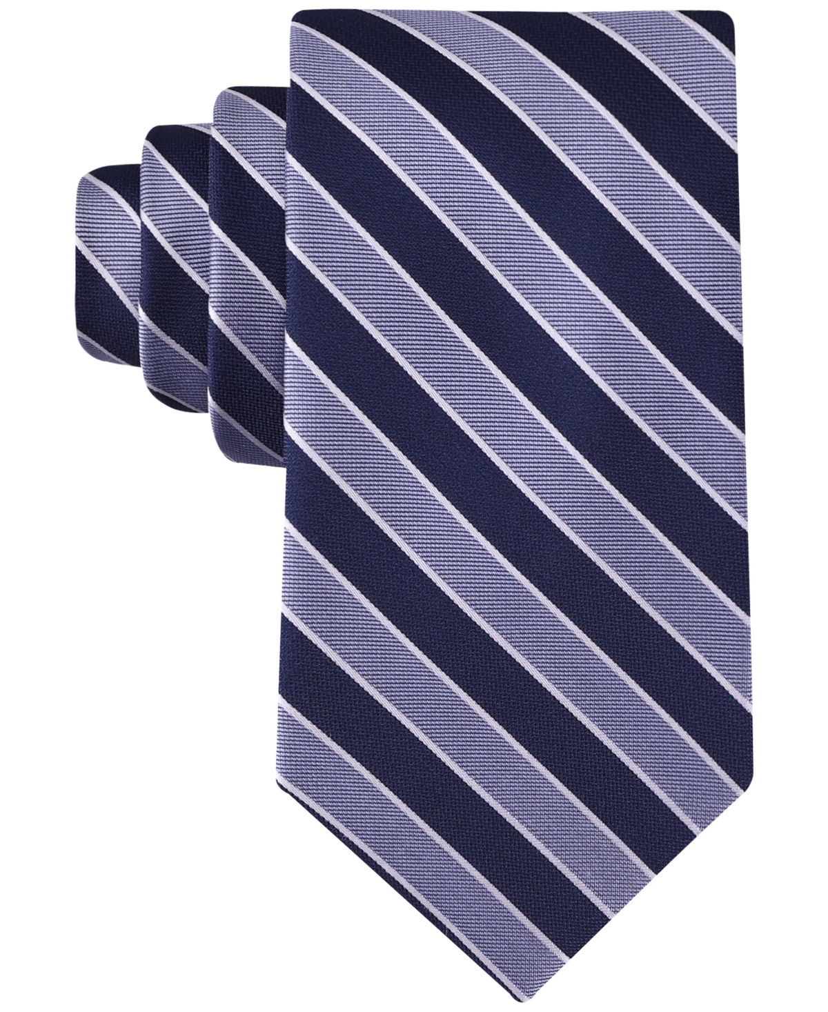Men's Monroe Stripe Tie - Navy/blue