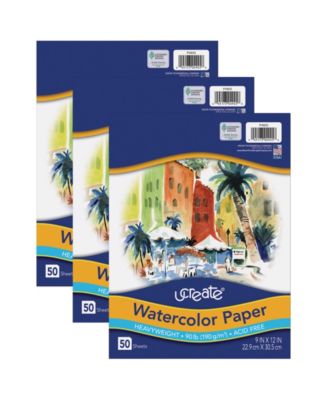 UCreate Watercolor Paper, Pack of 3 - Macy's