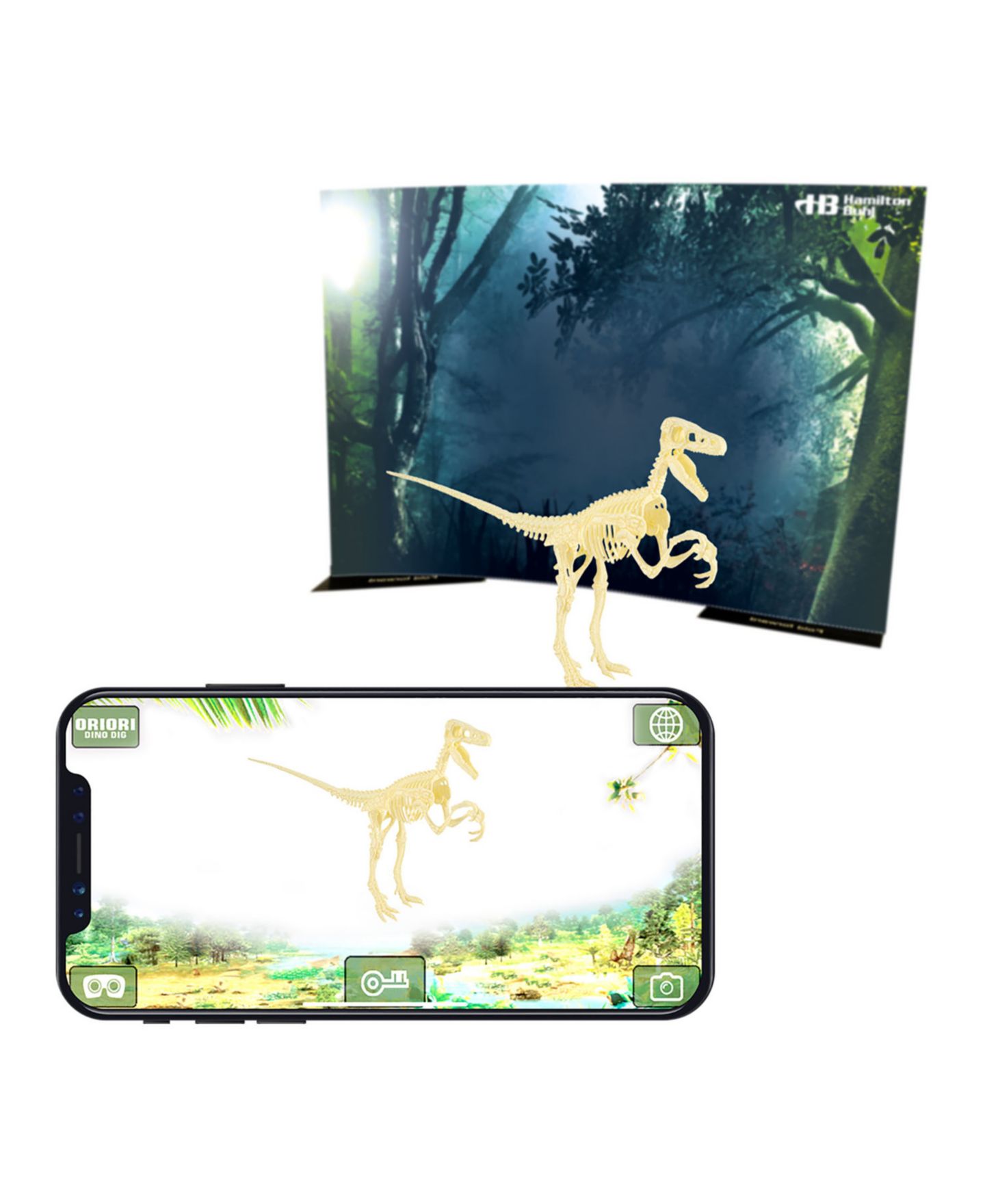 Детские игрушки HamiltonBuhl Paleo Hunter Velociraptor Rex Steam Education Dig Kit — фото 4