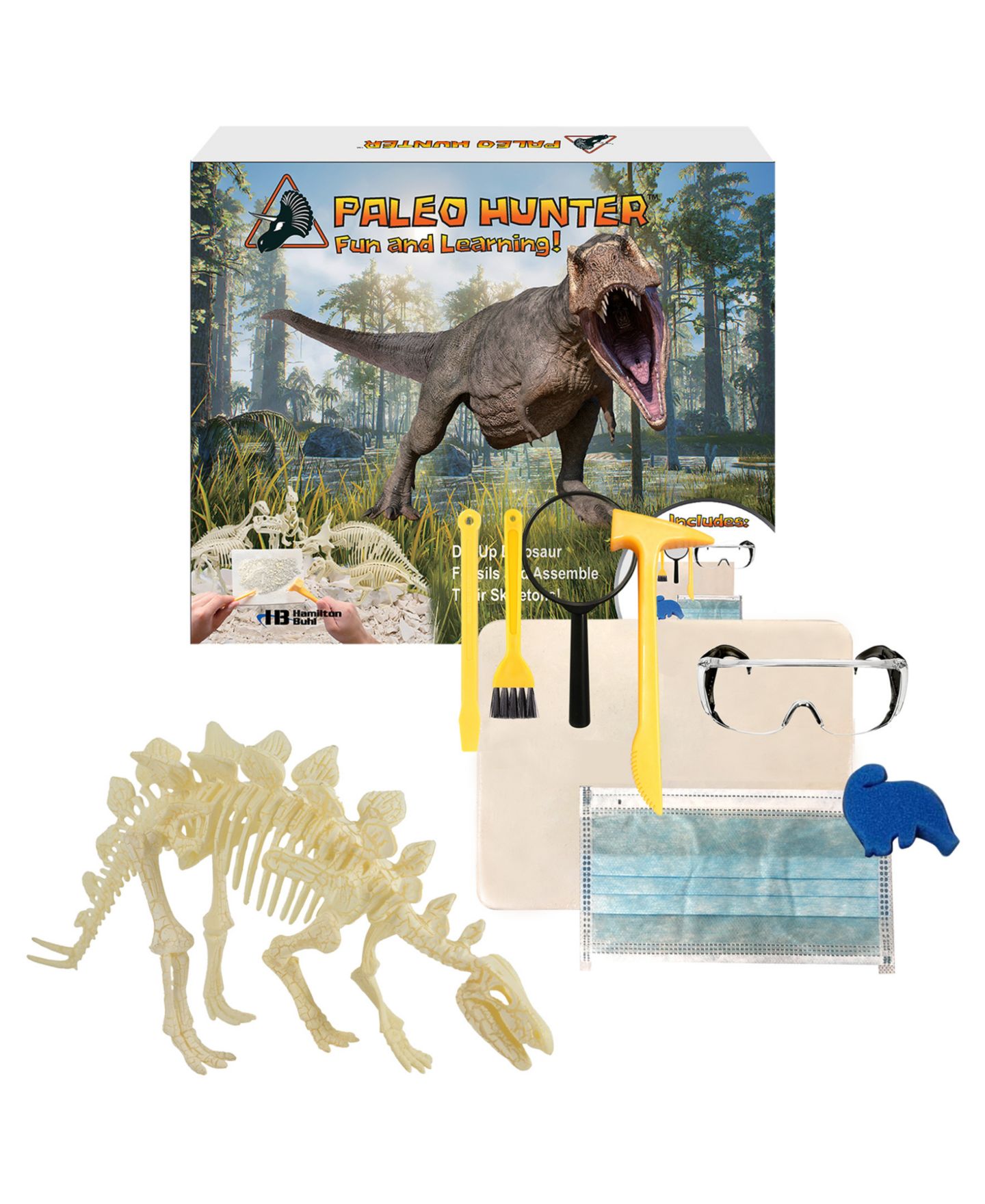 Детские игрушки HamiltonBuhl Paleo Hunter Stegosaurus Dig Kit, Ages 6+ — фото 1