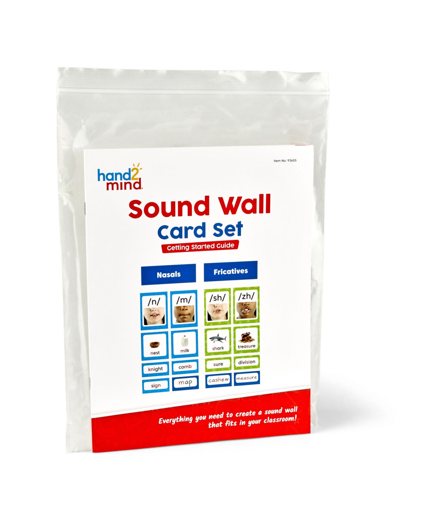 Детские игрушки Hand2Mind Sound Wall Card Set — фото 2