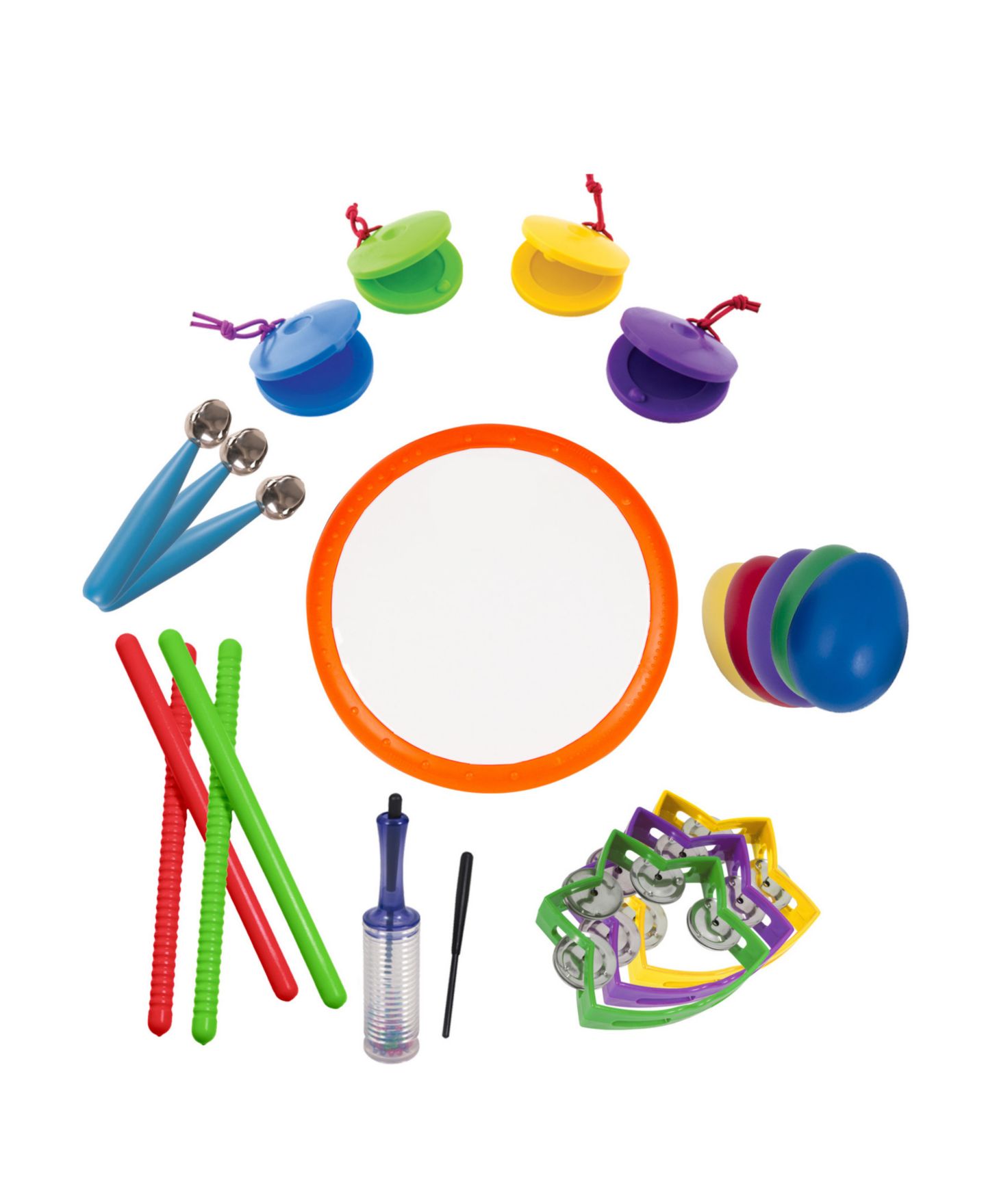 Детские игрушки Westco Educational Products Colorful Curations Musical 19-Piece Set, Ages 3+ — фото 1