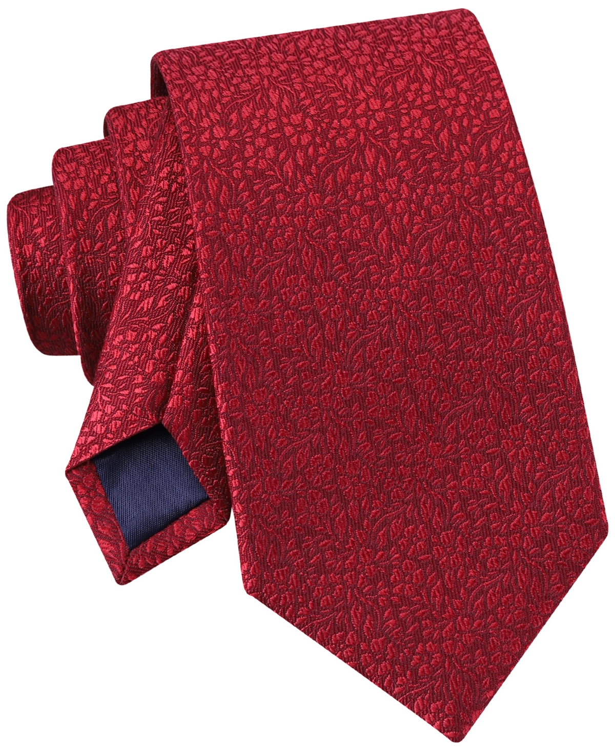 Tommy Hilfiger Men's Porto Tonal Floral Tie In Red
