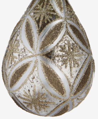 Blessed Gold-Tone Glass Drop Ornament, Macy's Exclusive