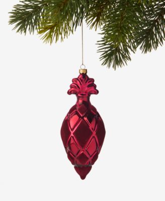 Holiday Lane - Berry Tones Red Bauble Ornament