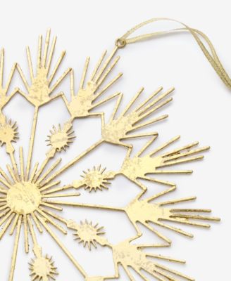 Enchanted Forest Gold Starburst Ornament, Macy's Exclusive