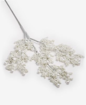 Holiday Lane - Gilded Glamour Beaded Metallic Pick Ornament
