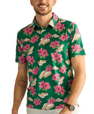 Chubbies - Men's Pimento Cheese Floral Performance Polo Shirt