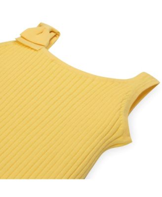 Girls Sleeveless Sweater Tank with Bow