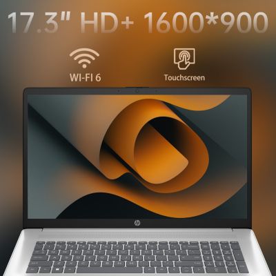 Essential 17.3" HD+ Touch Laptop, i3-N305, UHD Graphics, 4GB DDR4, 128GB eMMC, Wi-Fi 6, Windows 11 Home, Silver