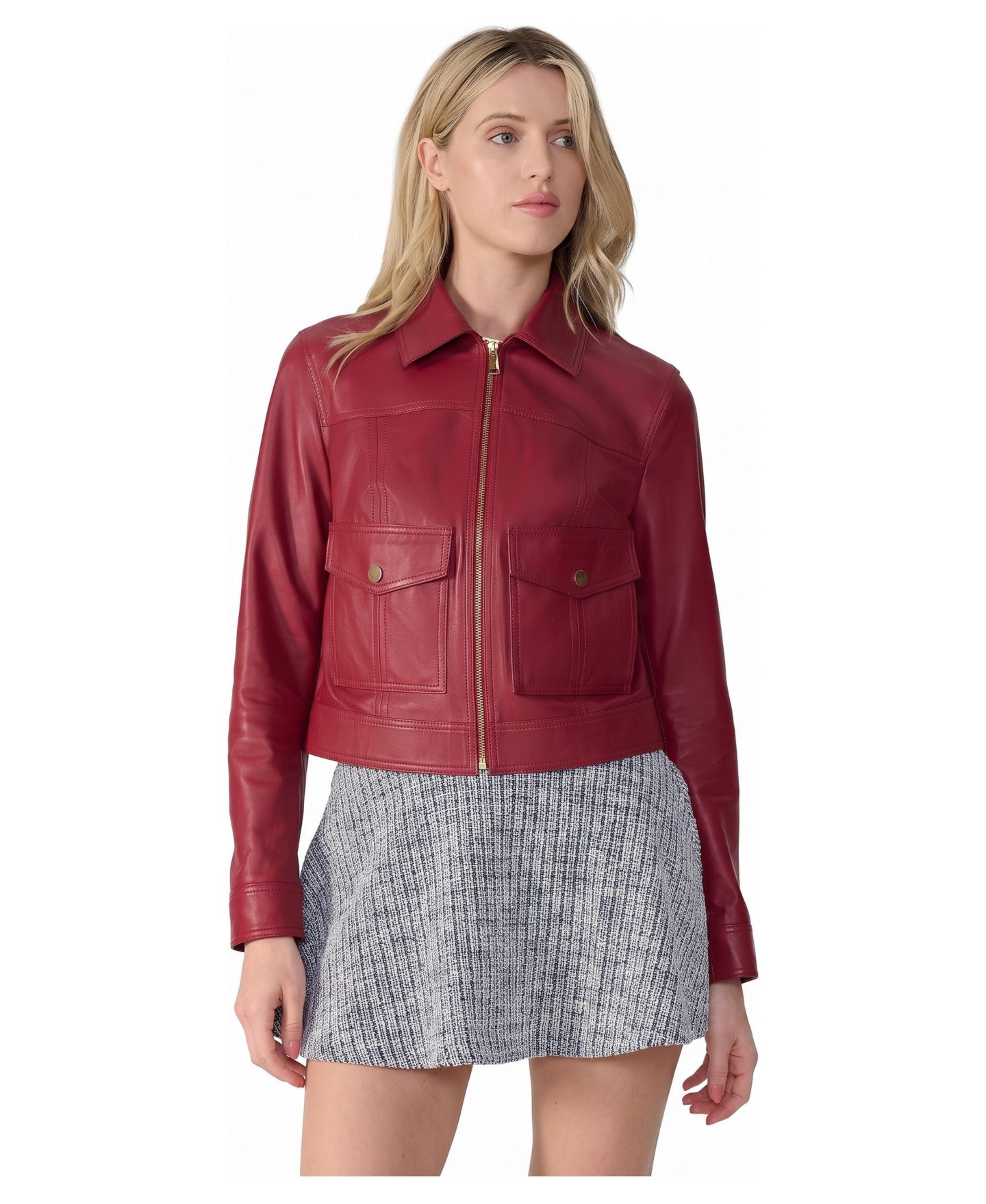 Женская куртка Furniq UK Flora Leather — фото 1