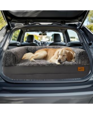 Giant Orthopedic Dog Bed w/Waterproof & LeatherTrim for Pets