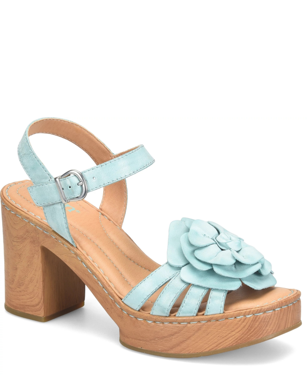 Women's Nectar Square Toe Sandals - Turquoise Turchese
