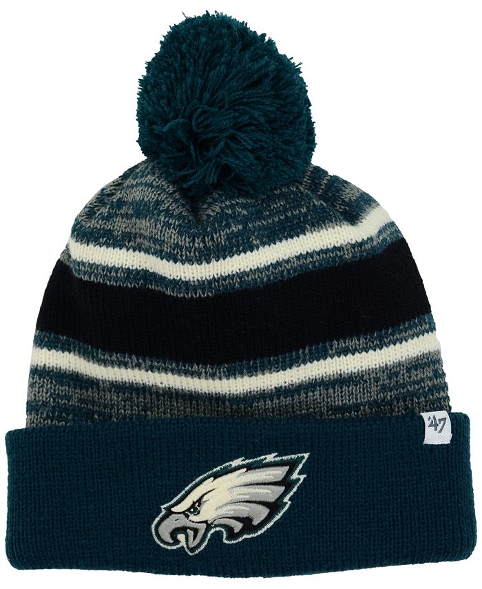 '47 Brand Philadelphia Eagles Fairfax Pom Knit Hat Macy's