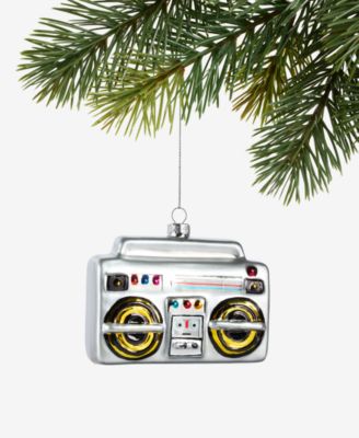 Holiday Lane - Eclectic Charm Glass Radio Ornament