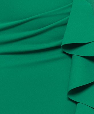 Plus Size Ruffled Off-The-Shoulder Dress