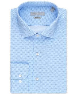 Perry Ellis Portfolio - Men's Modern-Fit Performance Tech Dress Shirt