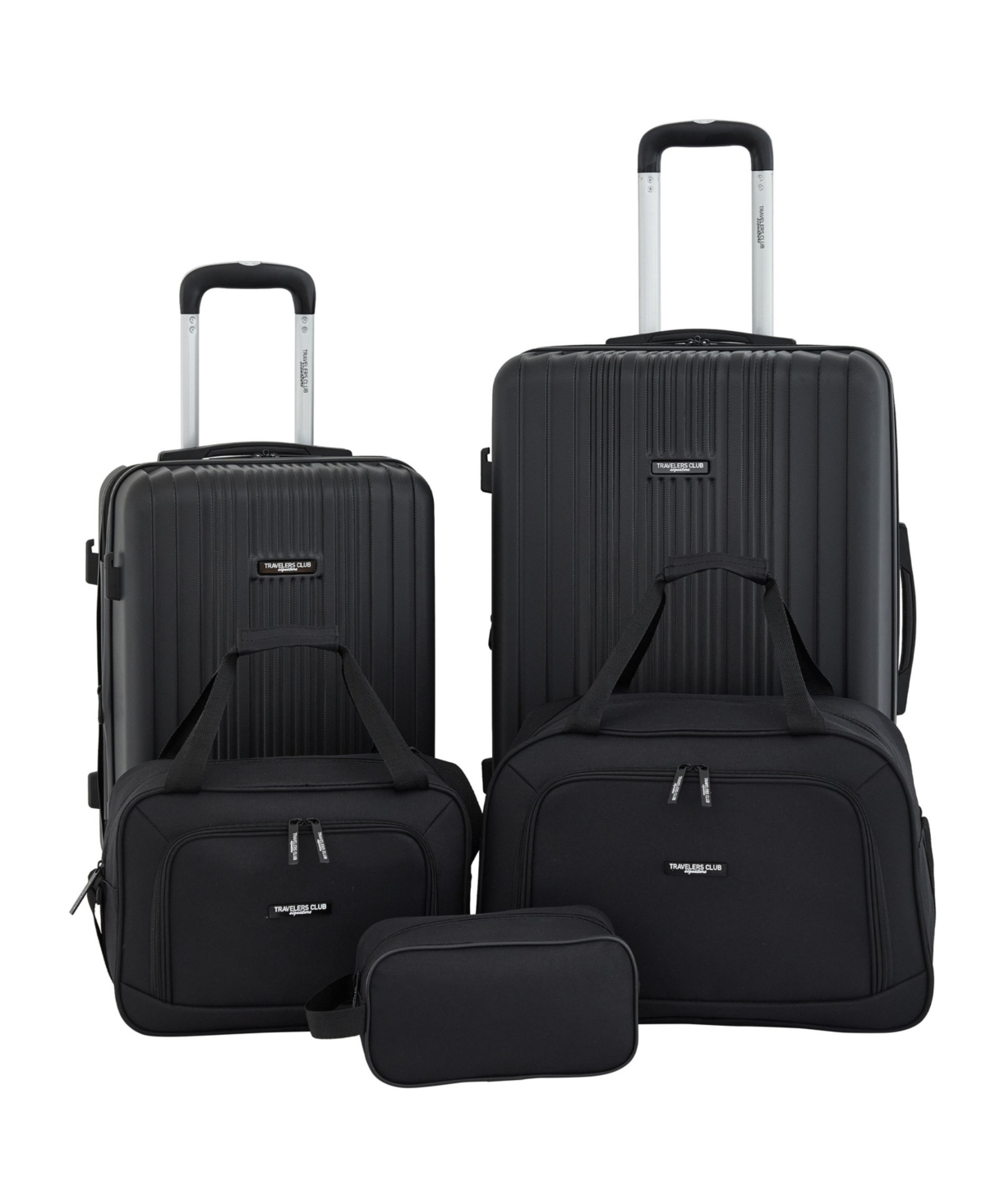 5-Piece Velocity Expandable Rolling Hardside Luggage Set - Desert Sage