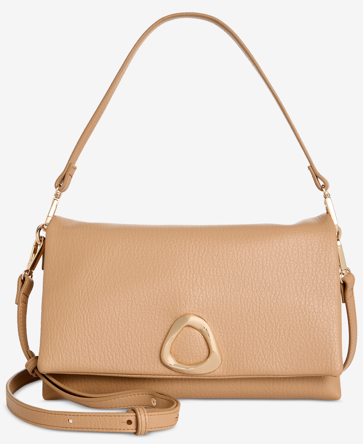 Ninah Sculpted Crossbody, Exclusively at Macy's - English Walnut