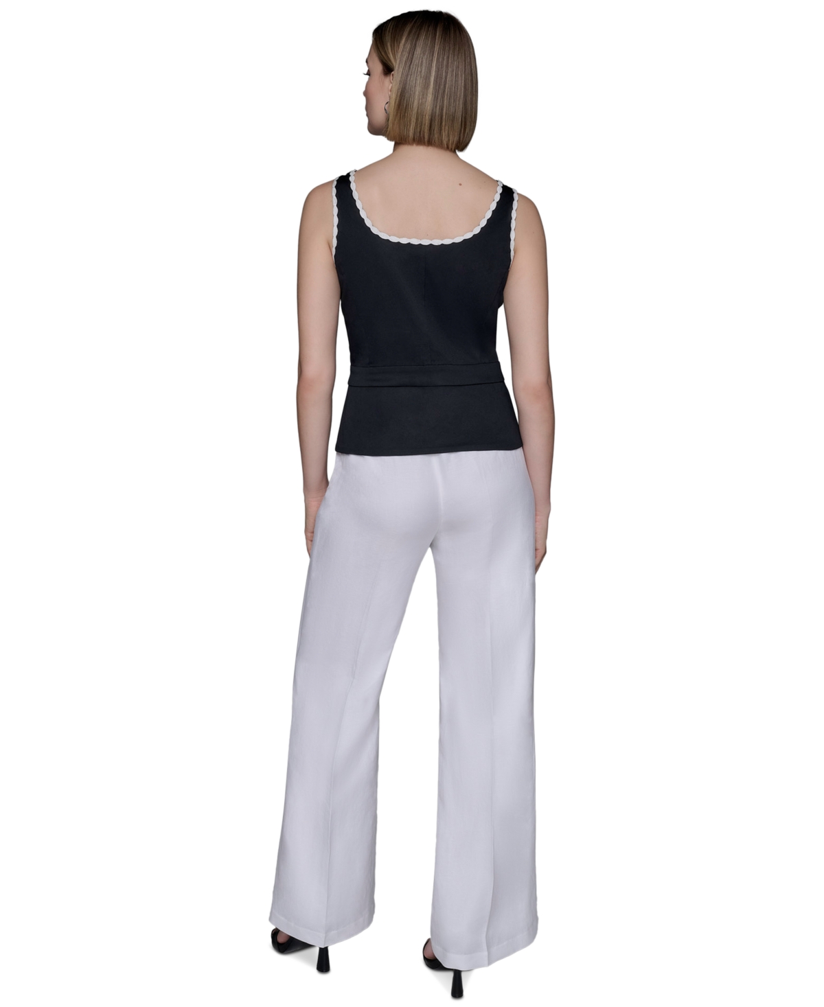 Karl Lagerfeld Paris Women's Sleeveless Blouse