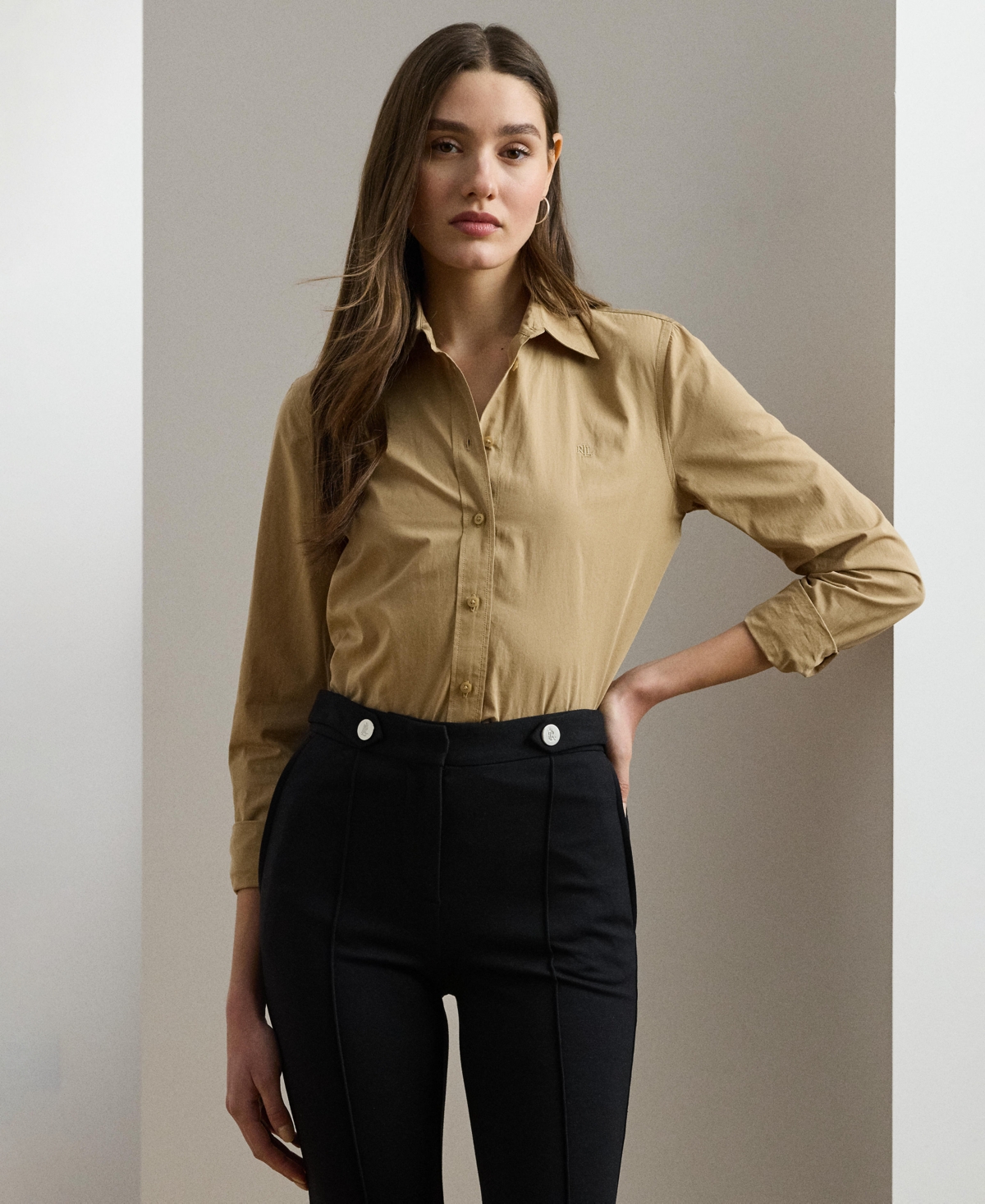 Ralph Lauren Women's Featherweight Cotton Shirt