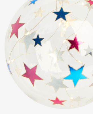 Merry Magic Light Up Star Ball Ornament, Macy's Exclusive 