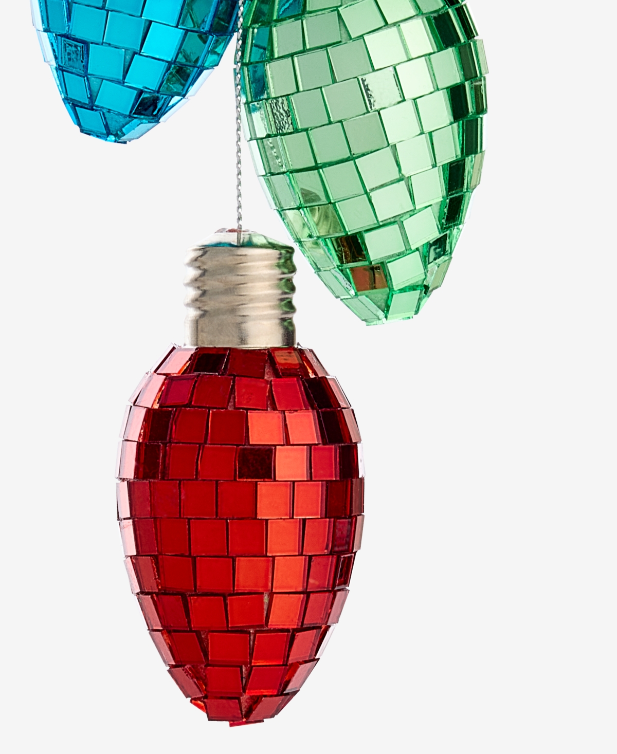 Holiday Lane Merry Magic Christmas Light Bulbs Ornament, Macy's Exclusive In Transparent