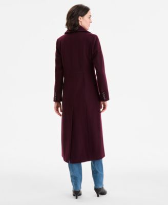 Women's Single-Breasted Maxi Coat