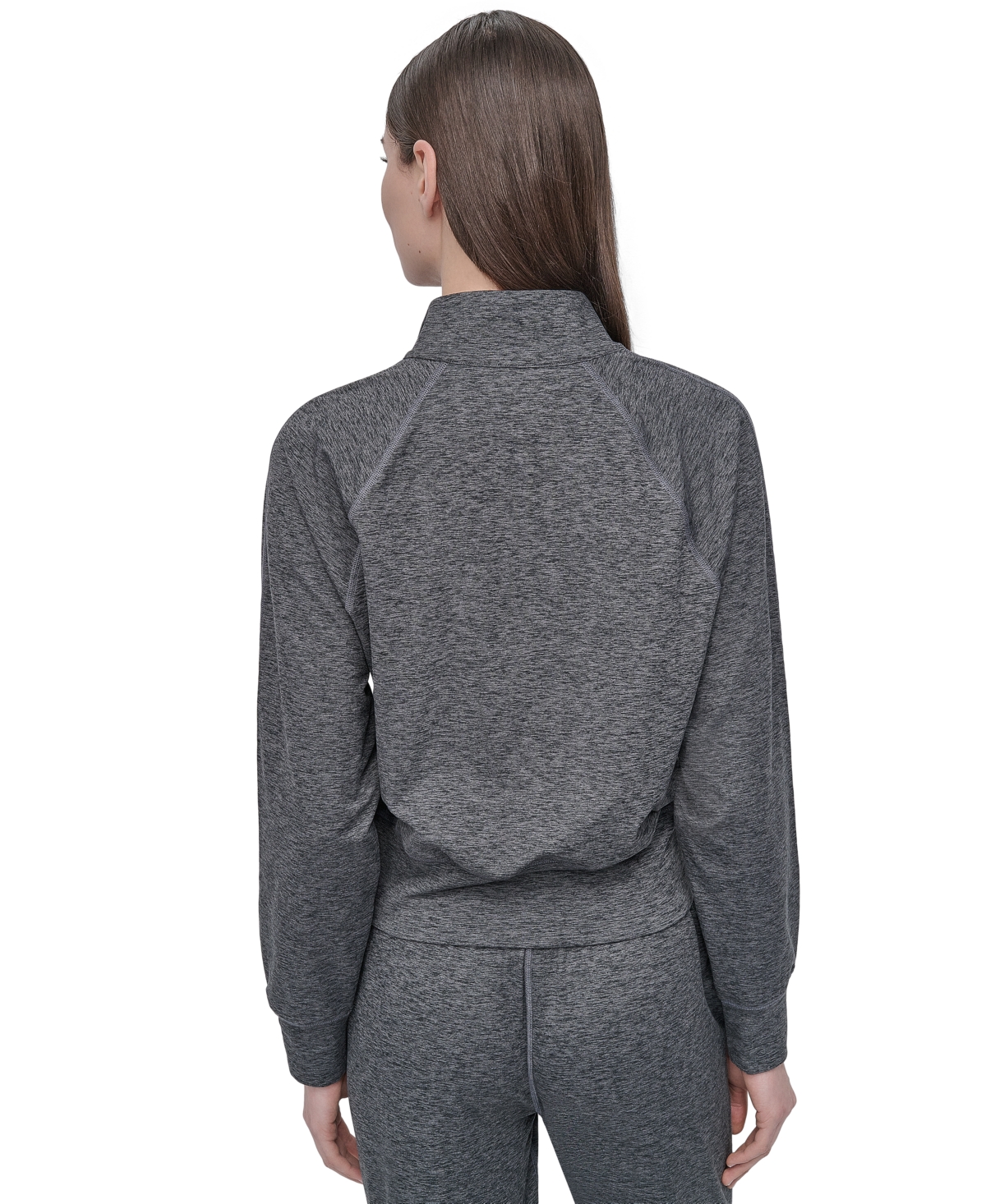Dkny Space Dye Half Zip Sweatshirt