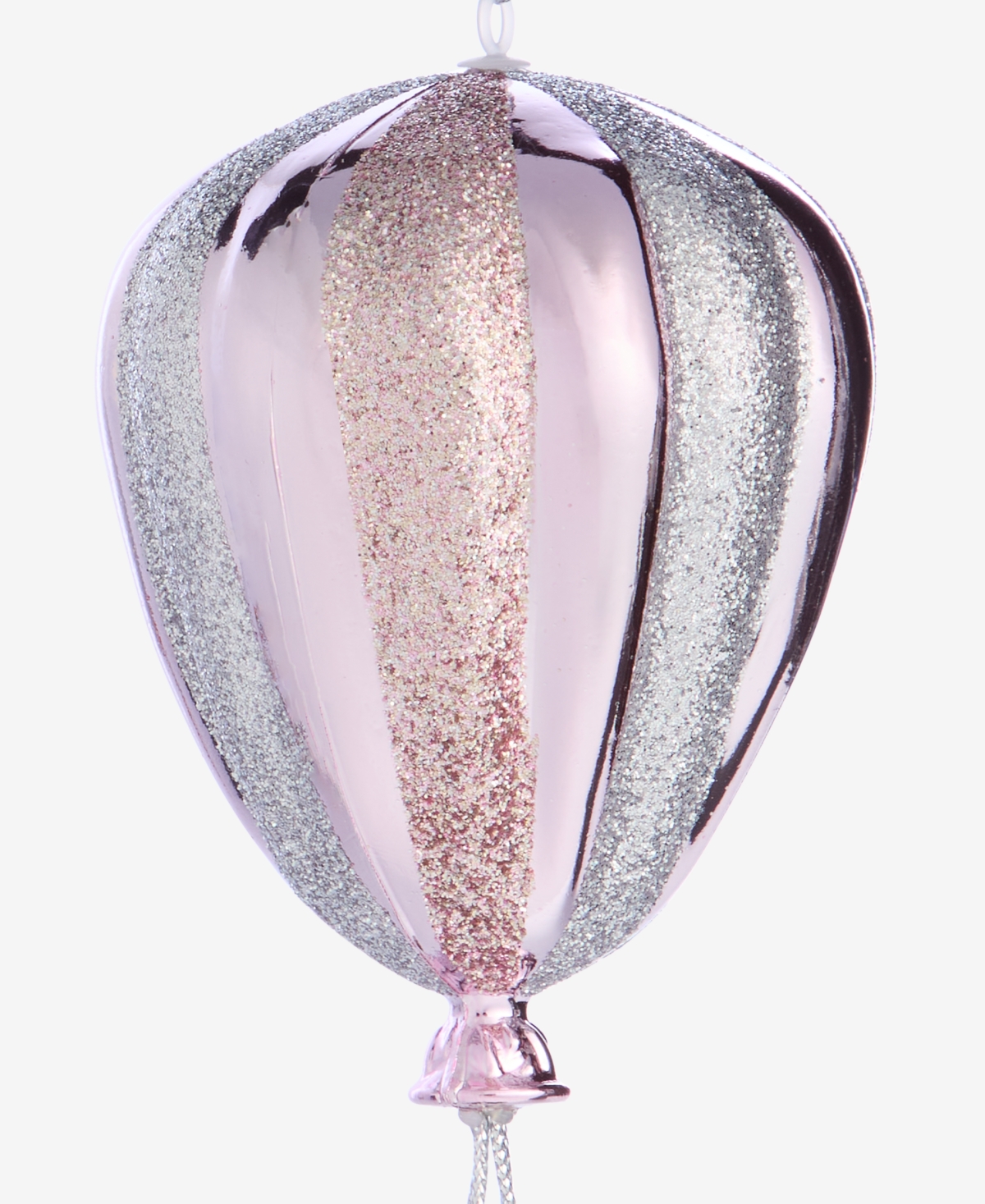 Holiday Lane Pastel Shine Hot Air Balloon Ornament, Macy's Exclusive In Transparent