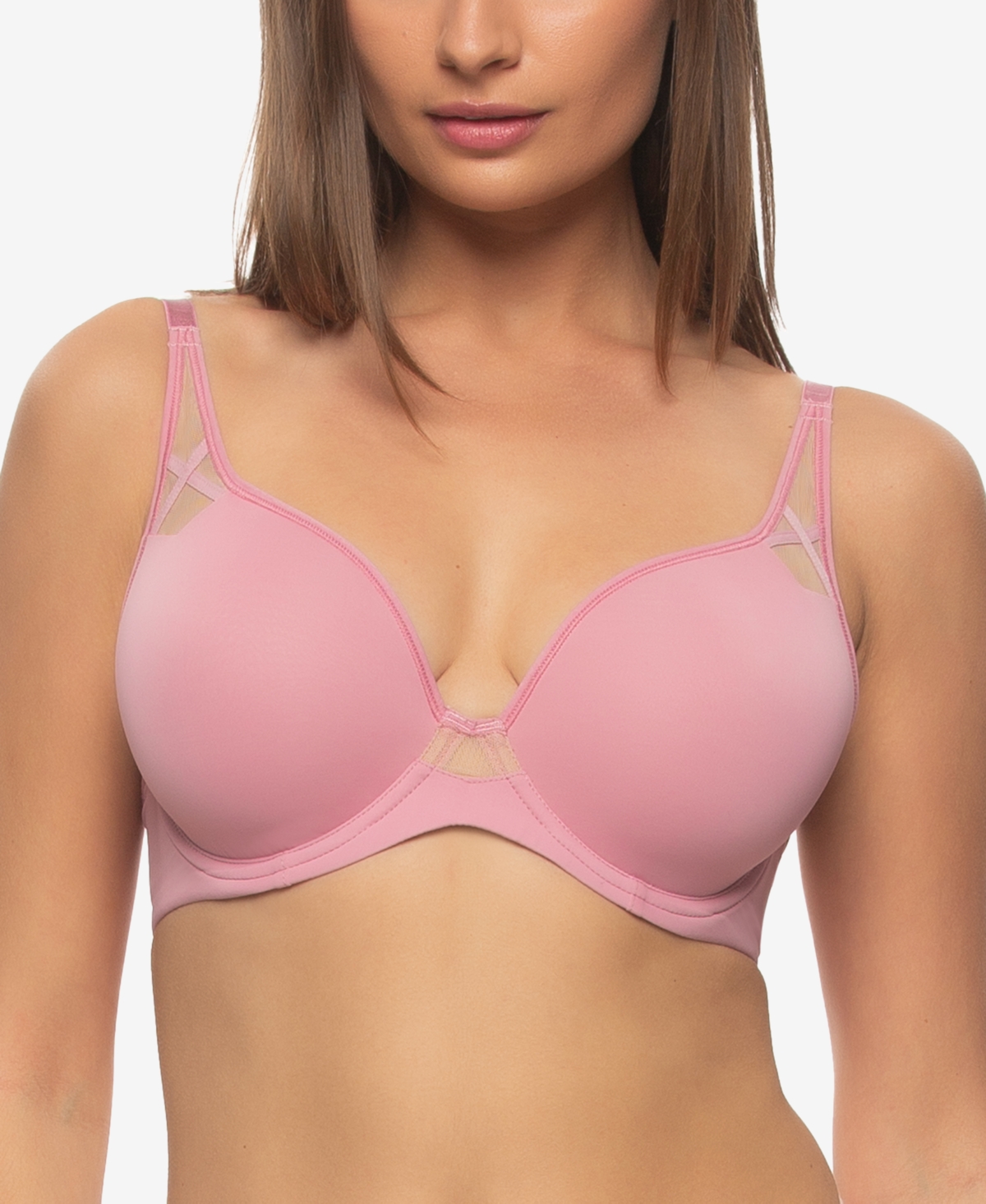Women's Amaranth Lightweight Lightly Lined Underwire Bra - Foxglove