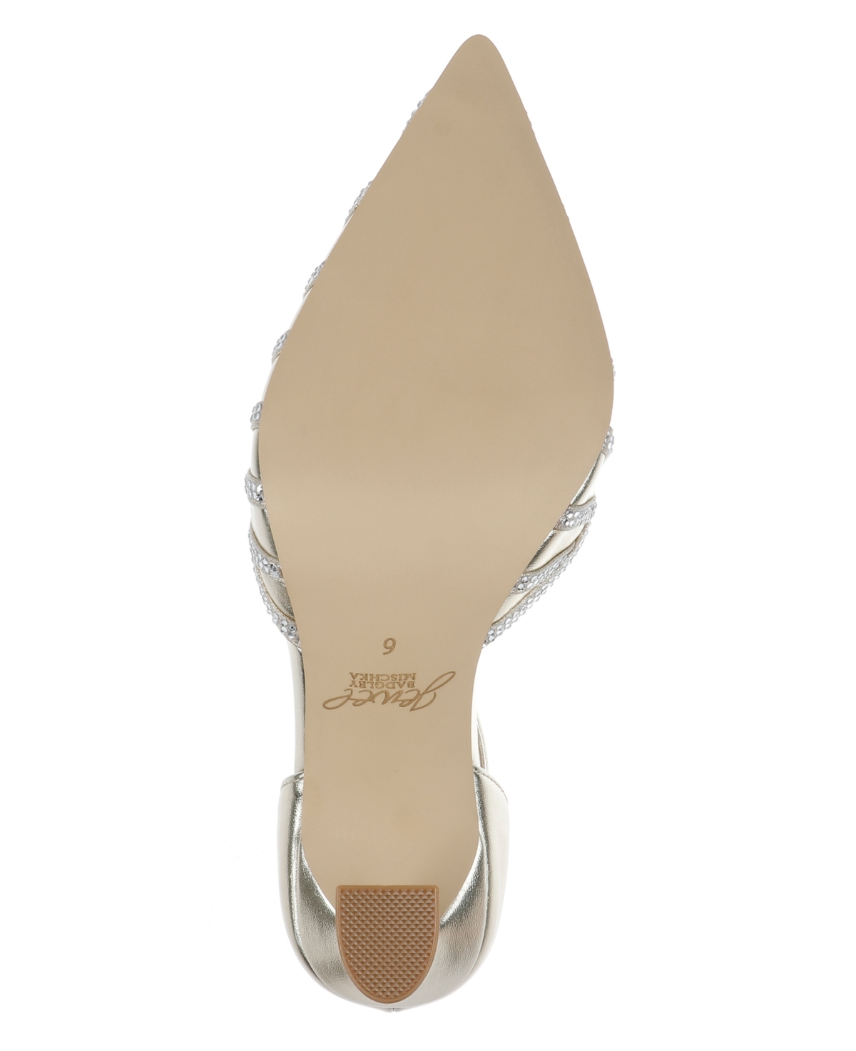 Jewel Badgley Mischka Faithlyn T-strap Pointed Toe Pump In Multi