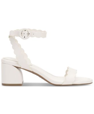 Women's Pathina Scalloped Block Heel Sandals, Exclusively at Macy's