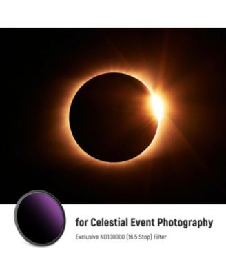 52mm ND100000 (16.5 Stop) Neutral Density Filter – Ultra Dark HD Optical Glass with Multi-Coating for Celestial Event Photography