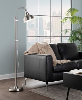 66" Metal Emery Industrial Floor Lamp