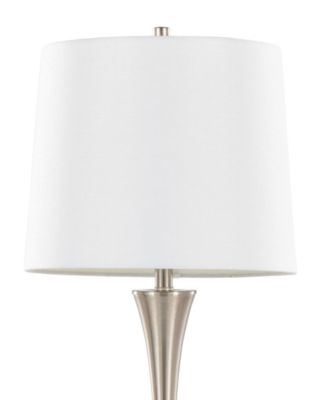 29" Metal Lenuxe Contemporary Table Lamp, Set of 2