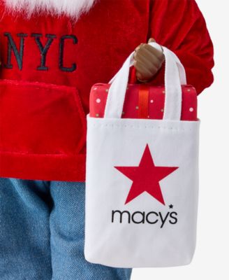 Heritage African American NYC Hoodie Santa, Macy's Exclusive 