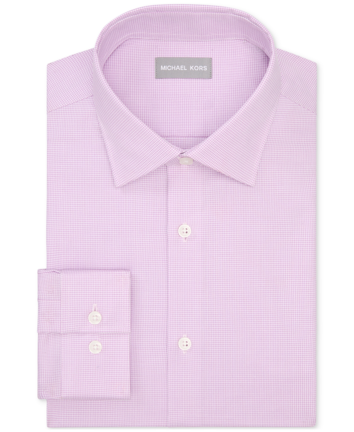 Michael Kors Men's Regular Fit Comfort Stretch Dress Shirt In Pink