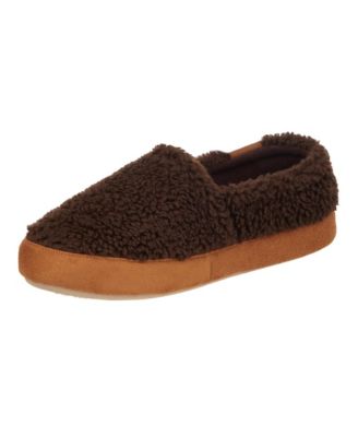 Men's Berber Closed Back Slippers