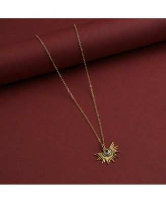 Women's Half-Sol Pendant Necklace