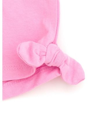 Little Girls Peplum T-Shirt and Shorts Outfit Set