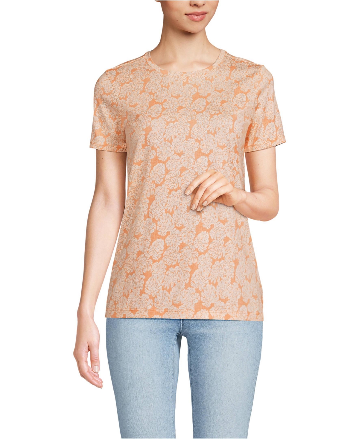 Women's Relaxed Supima Cotton Crew Neck T-Shirt - Ivory