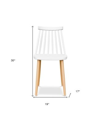 Durable Windsor Back Dining Chair Metal and Plastic Design for Everyday Use